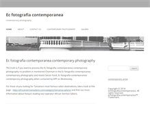 Tablet Screenshot of ecfotografiacontemporanea.com